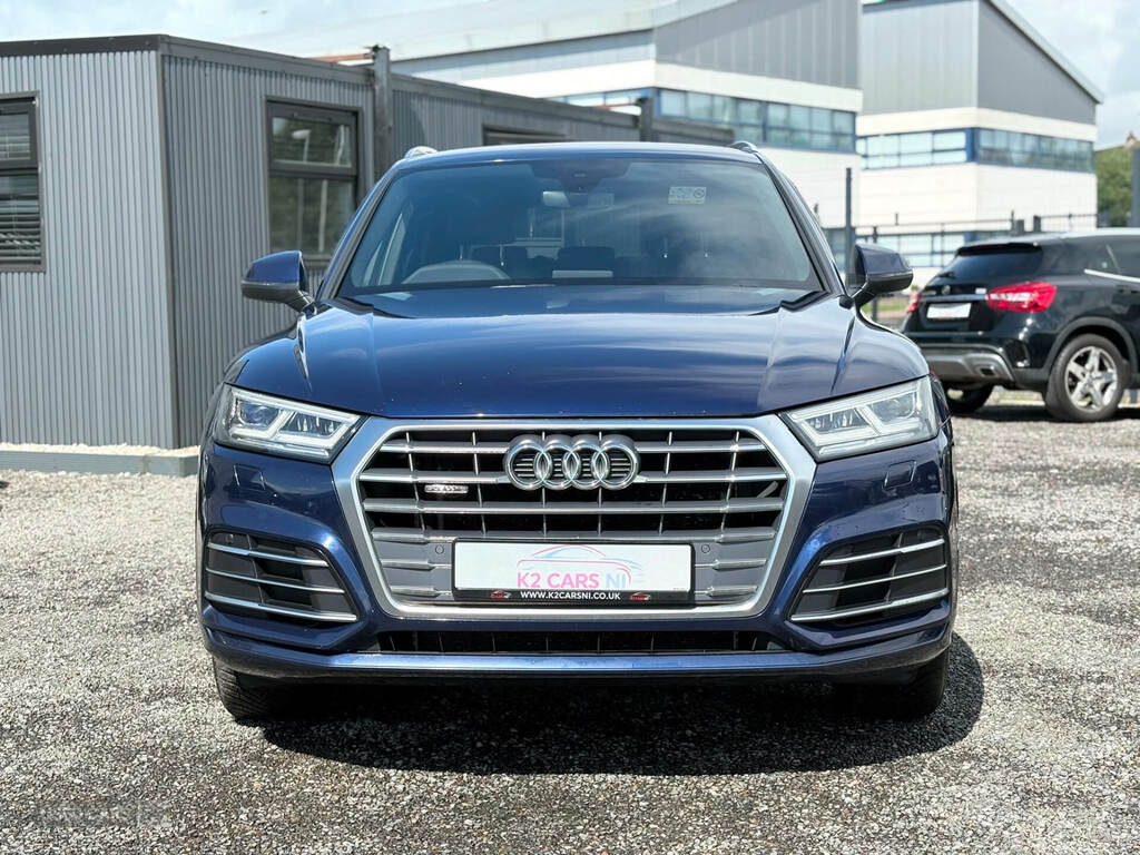 Audi Q5 2.0 Tdi Quattro S Line S Tronic SX17CKV Blue #4