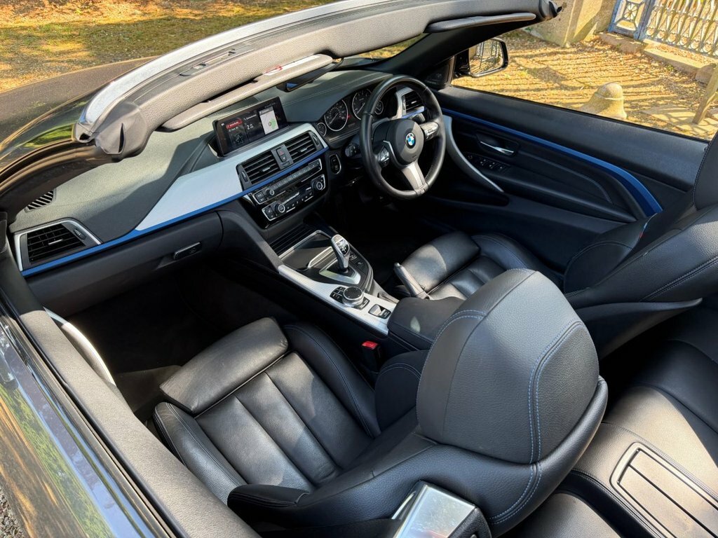 BMW 4 Series 3.0 430D M Sport Euro 6 Ss Black #9