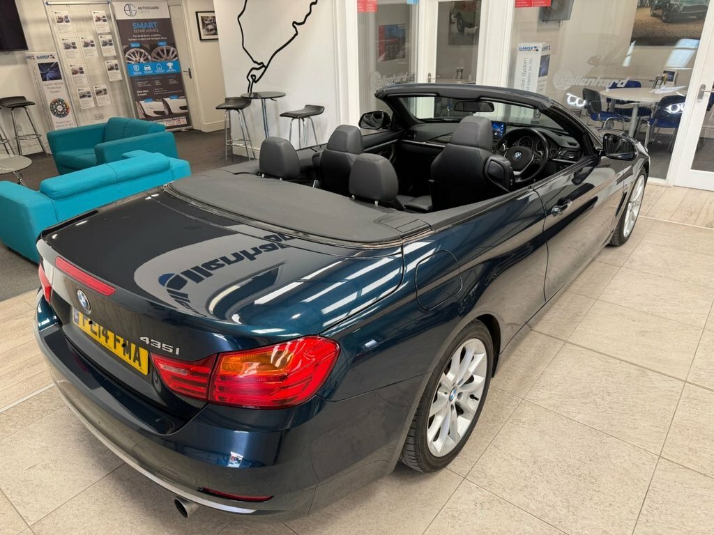 BMW 4 Series Convertible Blue #15