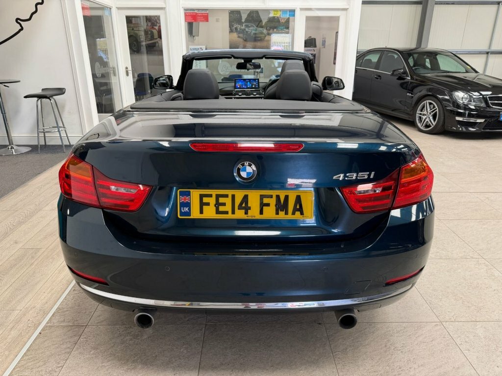 BMW 4 Series Convertible Blue #14
