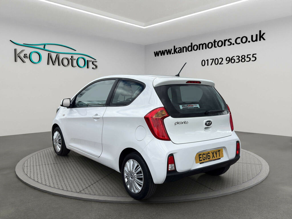 Kia Picanto 1.0 1 Euro 6 White #4
