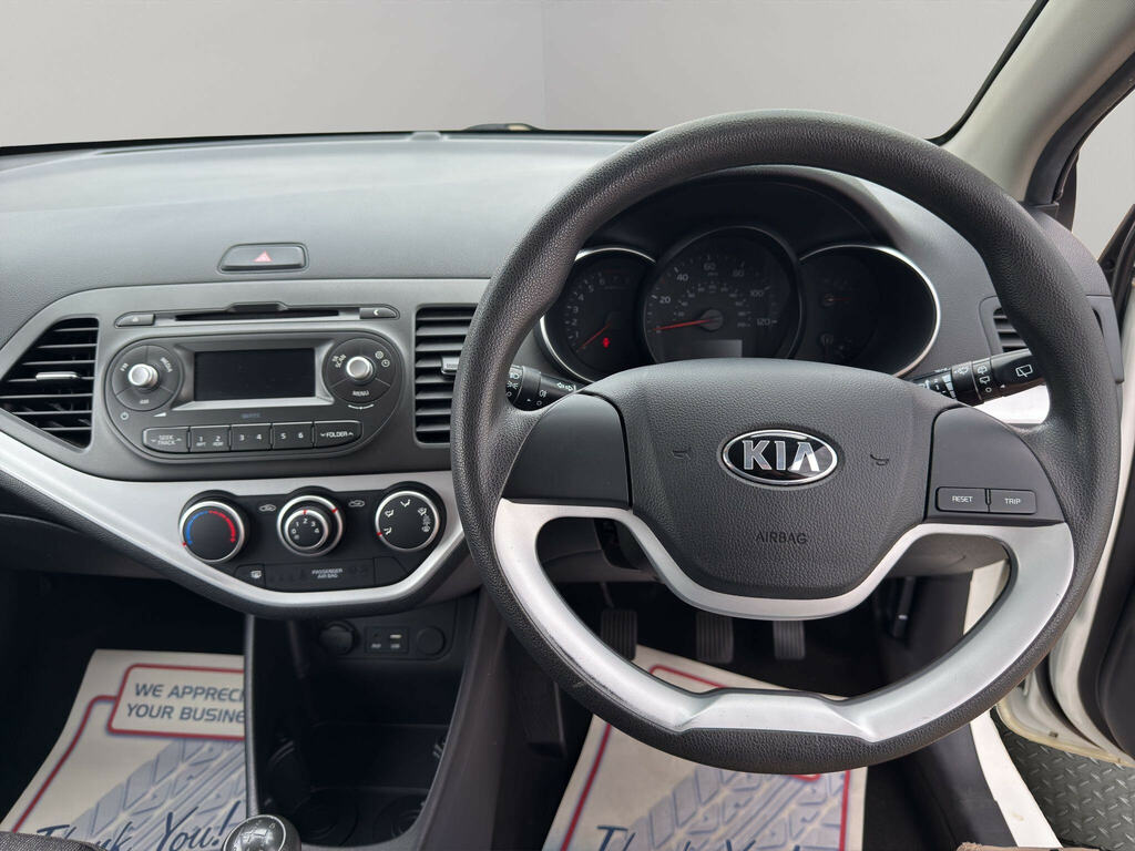 Kia Picanto 1.0 1 Euro 6 White #2