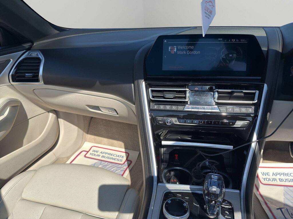 BMW 8 Series Saloon 4.4 M850i V8 Steptronic Xdrive Euro 6 Ss Black #26