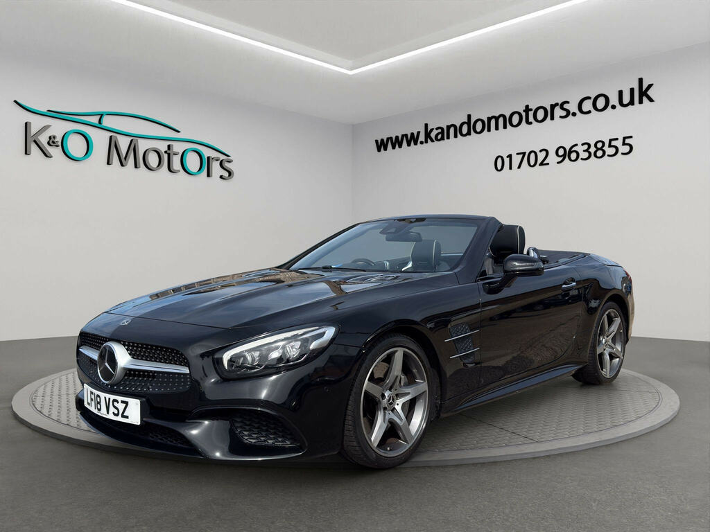 Mercedes-Benz SL Class 3.0 Sl400 V6 Amg Line Premium Roadster G-tronic Black