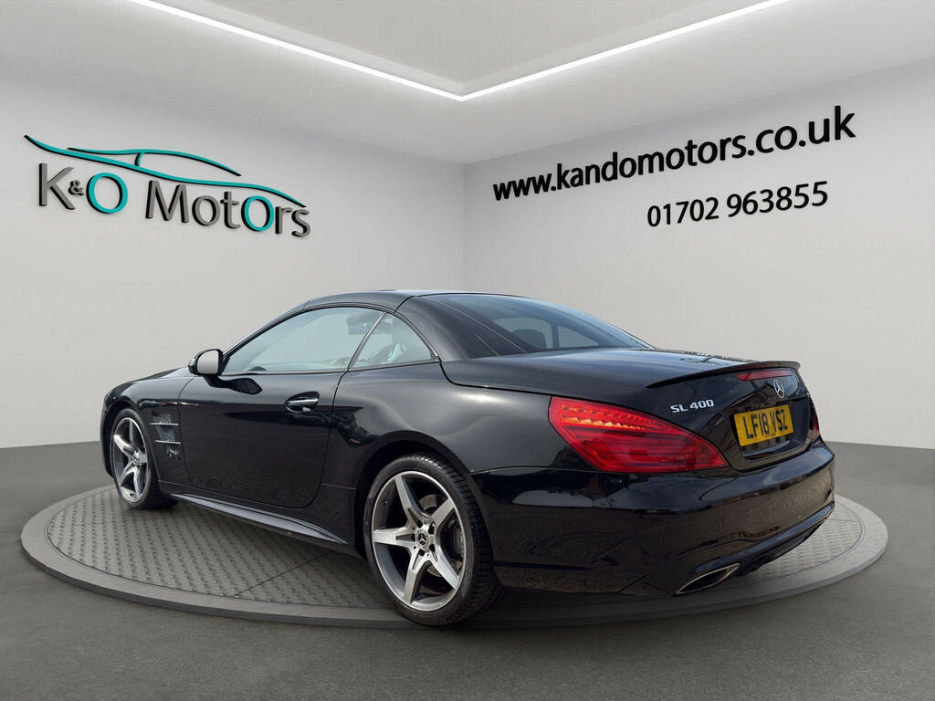 Mercedes-Benz SL Class 3.0 Sl400 V6 Amg Line Premium Roadster G-tronic Black #6