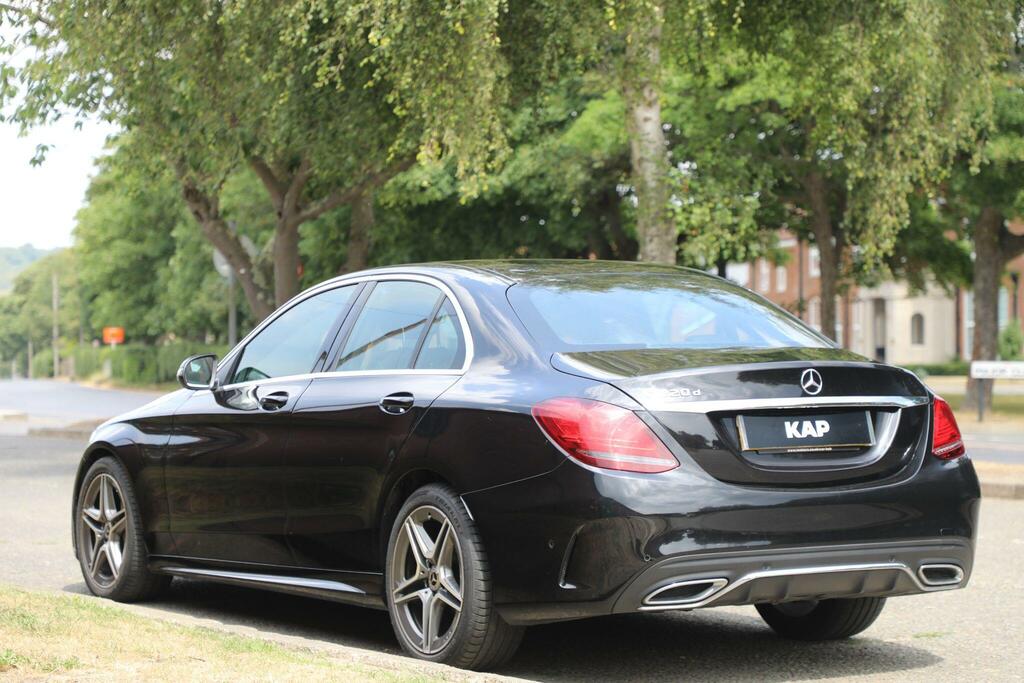 Mercedes-Benz C Class Amg Line 2.0 C220d Amg Line G-tronic Euro 6 Ss Black #4