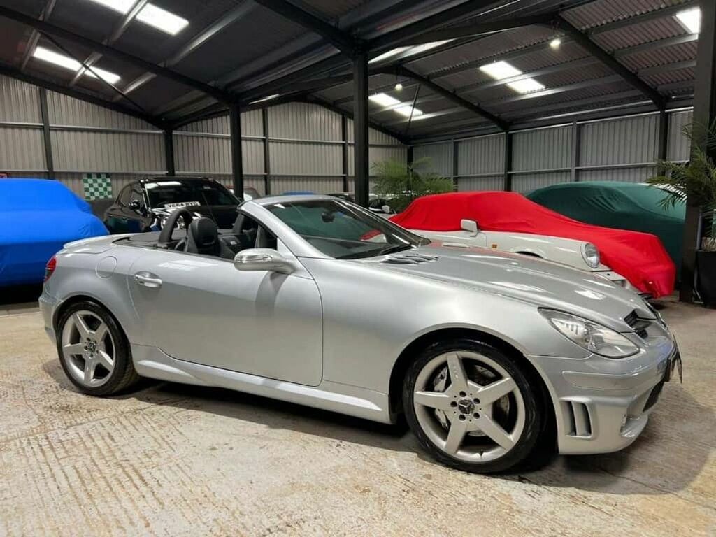 Mercedes-Benz SLK 5.4 Slk55 Amg Convertible 5439Cc 7G-tronic Coma Silver #4