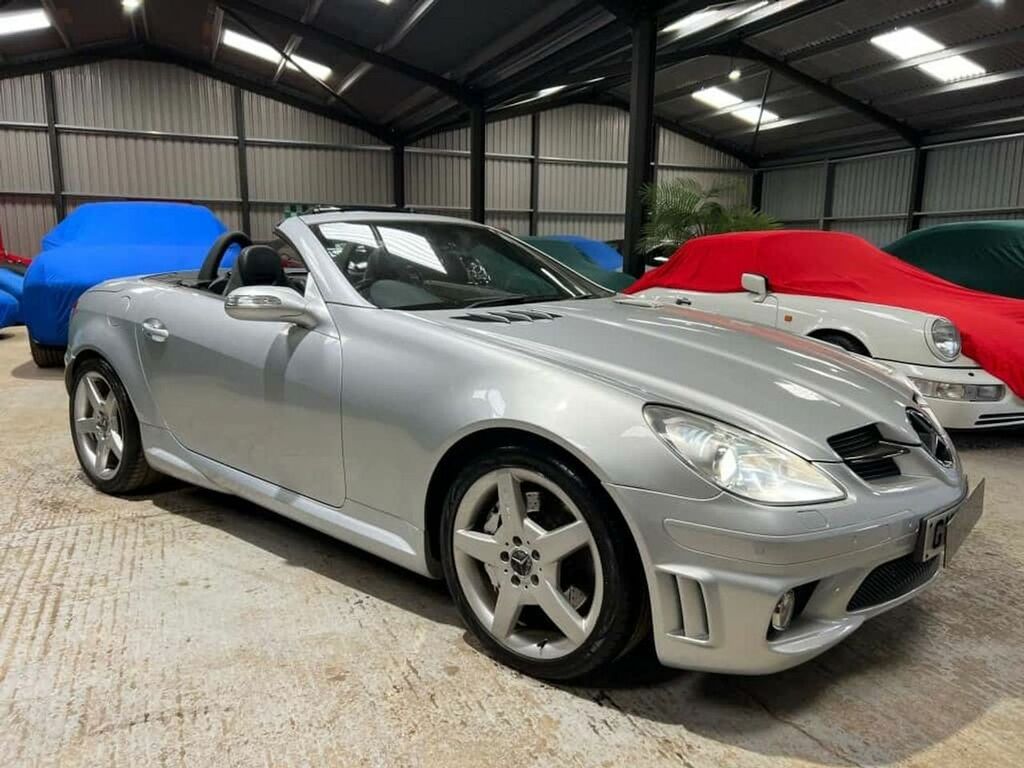 Mercedes-Benz SLK 5.4 Slk55 Amg Convertible 5439Cc 7G-tronic Coma Silver