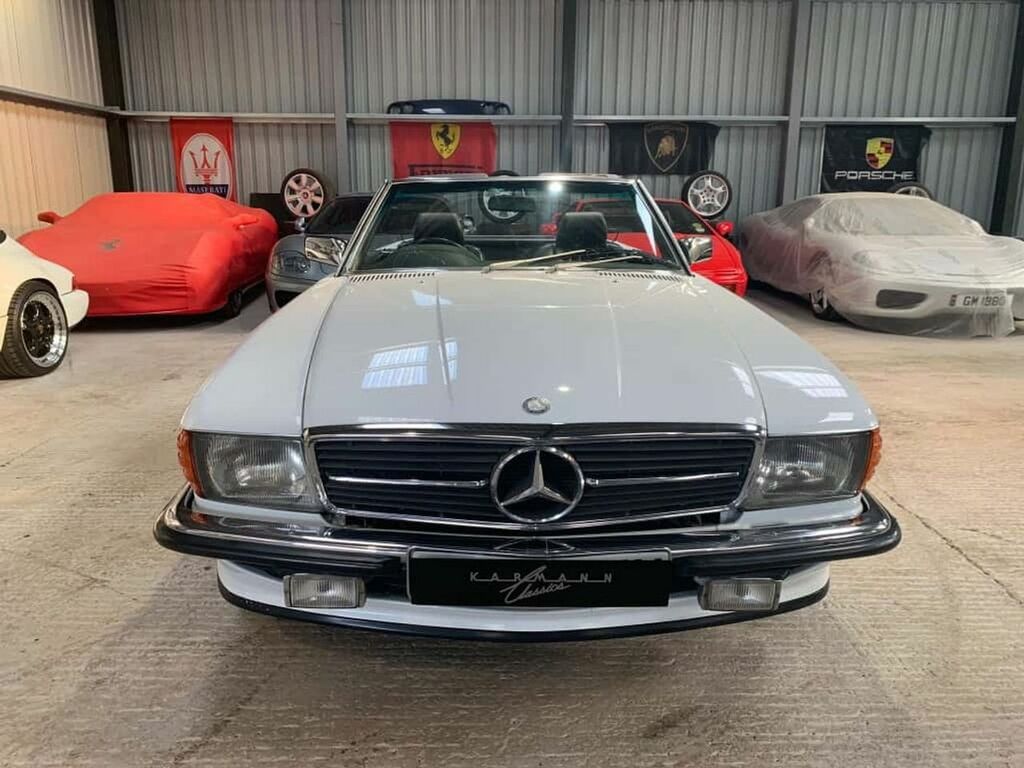 Mercedes-Benz SL Class 300 Sl White #3