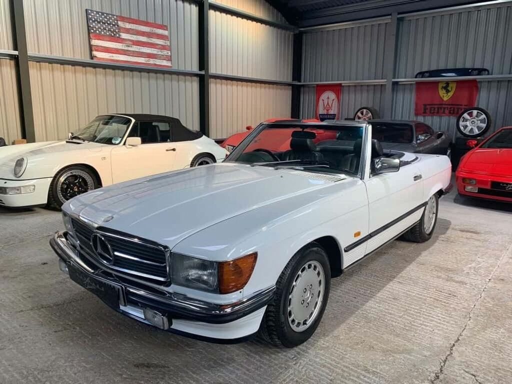 Mercedes-Benz SL Class 300 Sl White #5