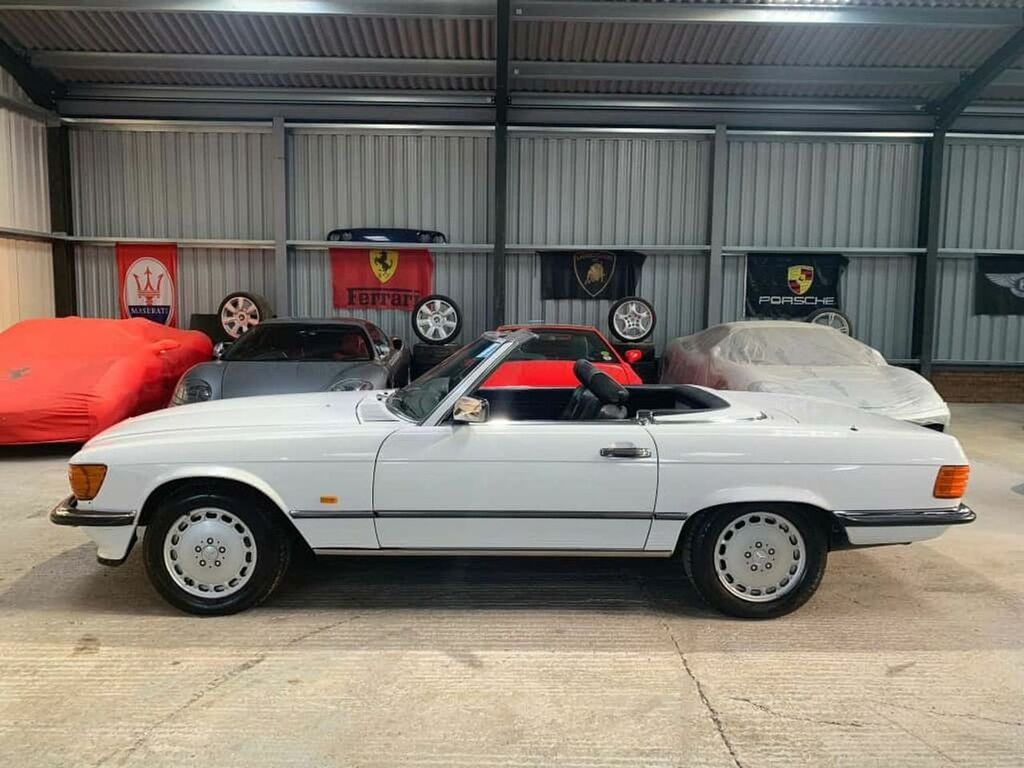 Mercedes-Benz SL Class 300 Sl White #6