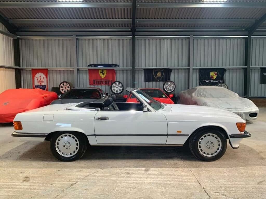 Mercedes-Benz SL Class 300 Sl White #2