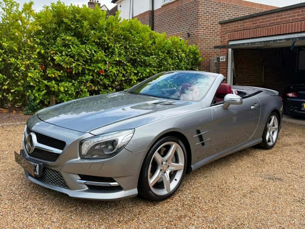 Mercedes-Benz SL Class 5 Sl350 Amg Sport Convertible 2014 Model,designo R Silver #6
