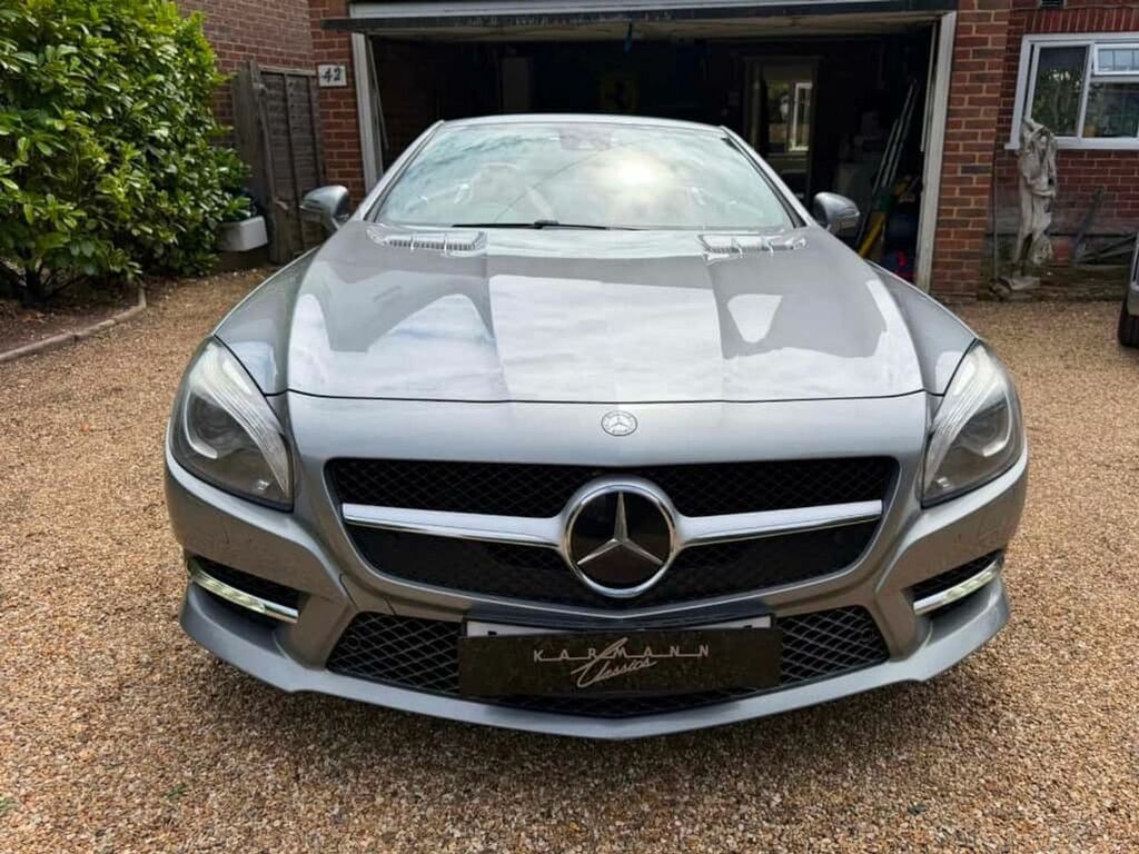 Mercedes-Benz SL Class 5 Sl350 Amg Sport Convertible 2014 Model,designo R Silver #4