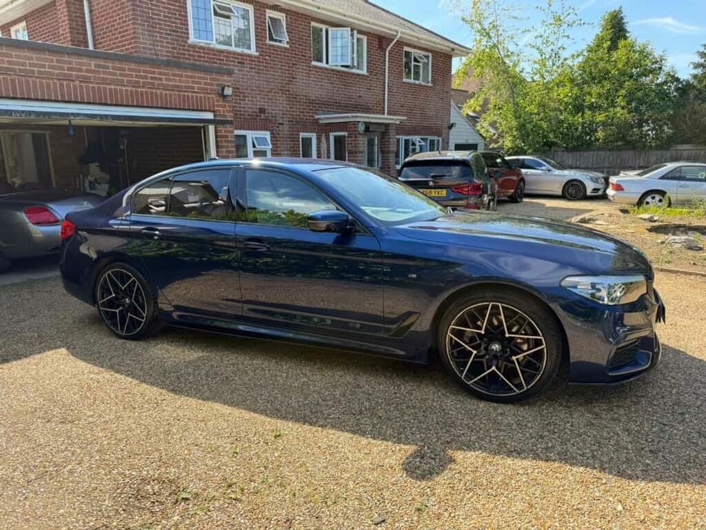 BMW 5 Series 520I M Sport Bmw Individual Example, 20 Kahn Allo AF69KMJ Blue #3