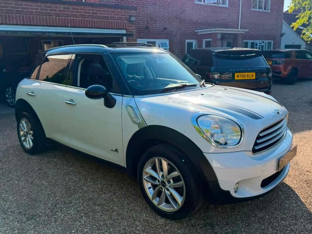 Mini Countryman Cooper D All4 One Owner,fsh,pan Roof Leather White