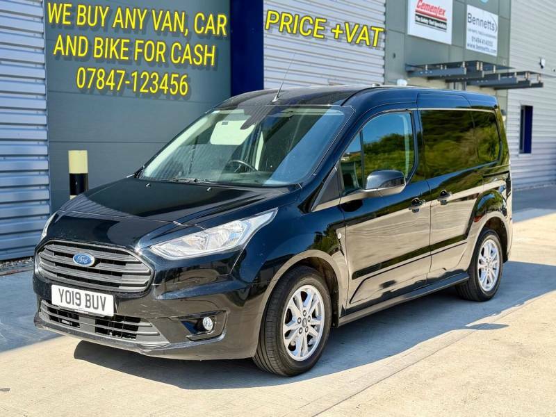 Ford Transit Connect 1.5 Ecoblue 120Ps Limited Van - 2019 Black