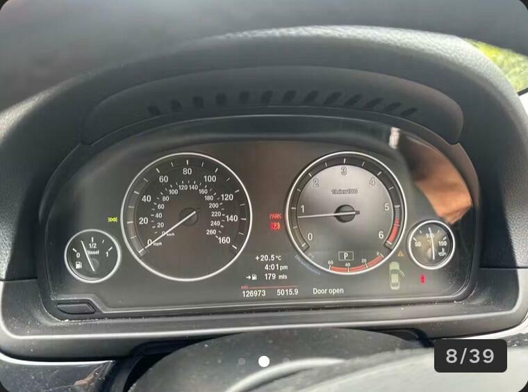 BMW 5 Series 2013 2.0 520D Se Saloon Euro 6 S Grey #8