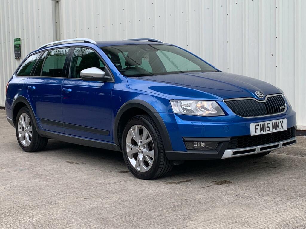 Skoda Octavia Scout Blue #5