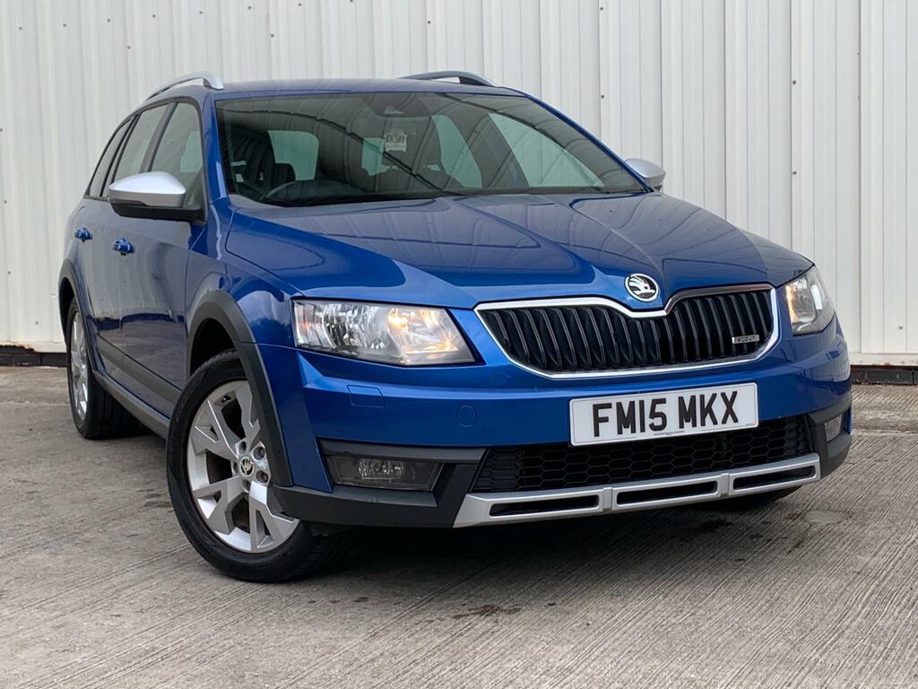 Skoda Octavia Scout Blue #3