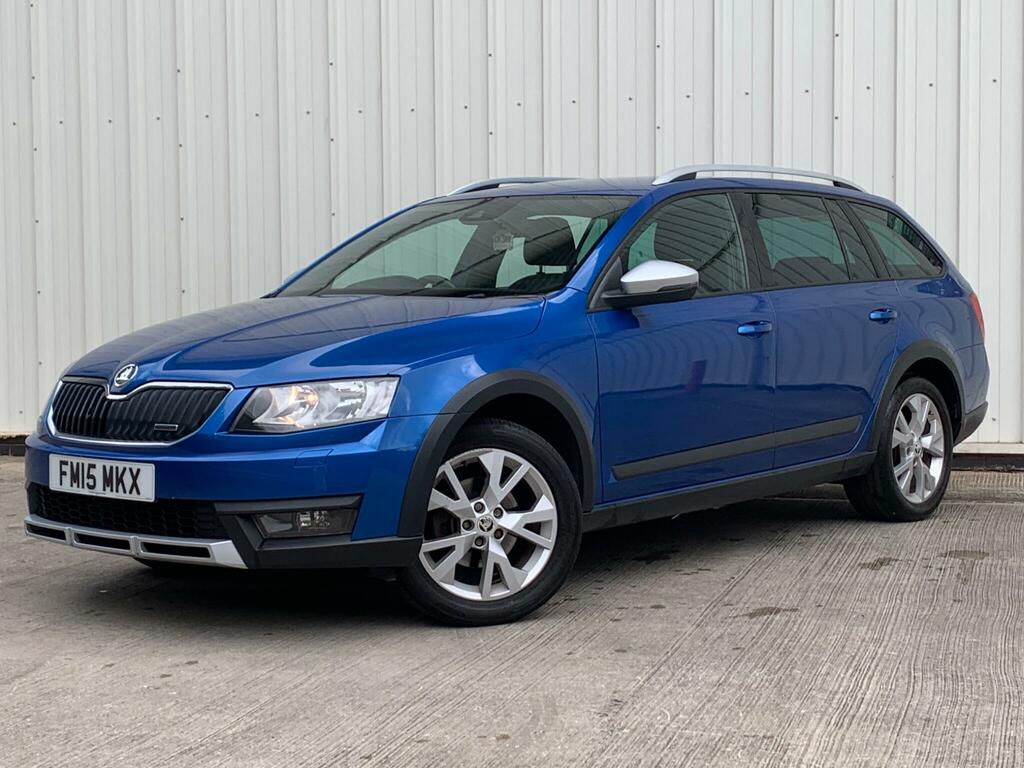 Skoda Octavia Scout Blue #2