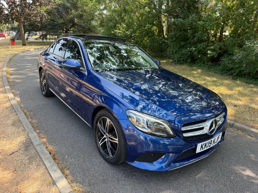 Mercedes-Benz C Class 1.5 C200 Mhev Eq Boost Sport Premium Plus G-tron Blue