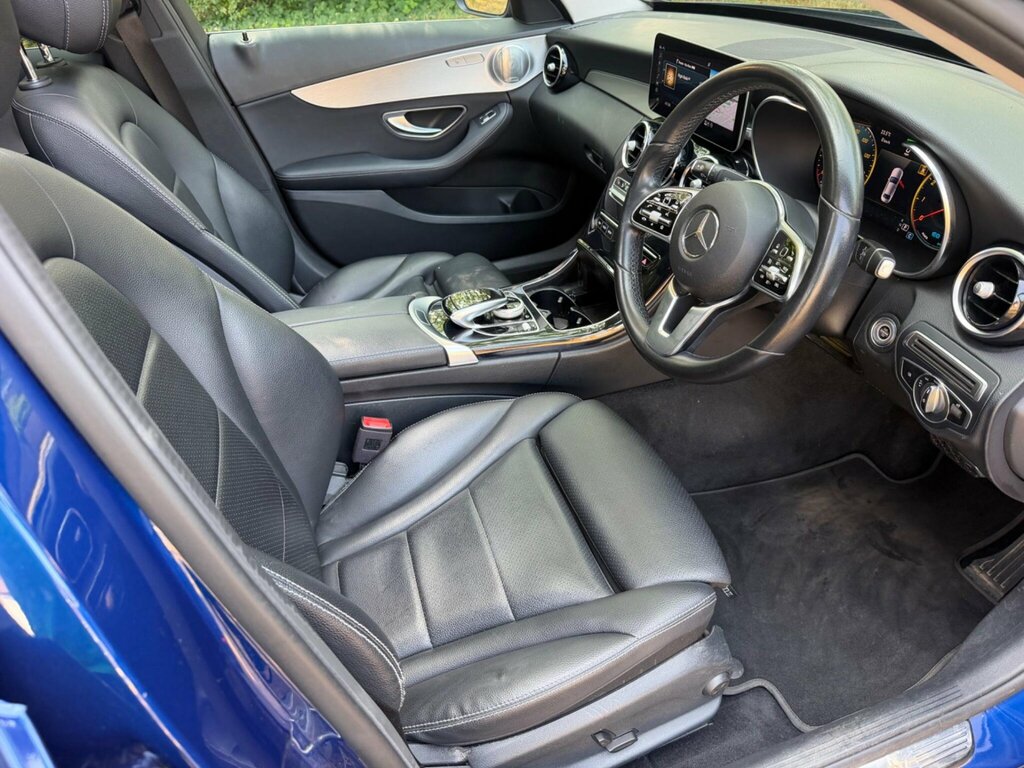 Mercedes-Benz C Class 1.5 C200 Mhev Eq Boost Sport Premium Plus G-tron KK19KJF Blue #4