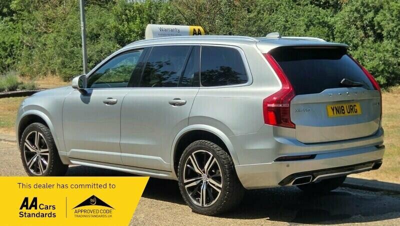 Volvo XC90 2.0 D5 Powerpulse R-design 4Wd Euro 6 Ss 5 YN18URG Silver #6