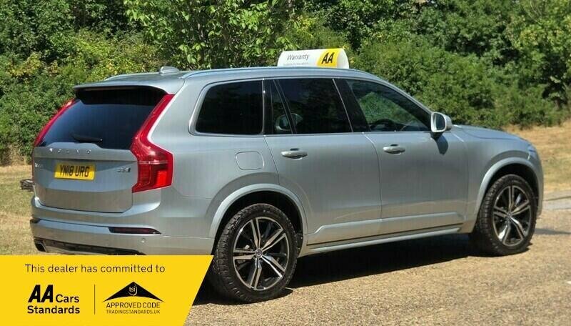 Volvo XC90 2.0 D5 Powerpulse R-design 4Wd Euro 6 Ss 5 YN18URG Silver #4