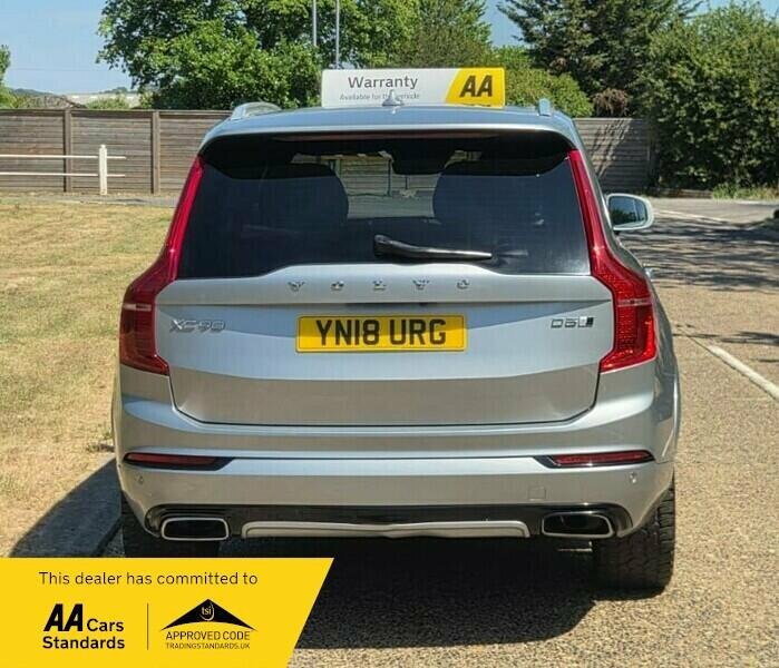 Volvo XC90 2.0 D5 Powerpulse R-design 4Wd Euro 6 Ss 5 YN18URG Silver #5