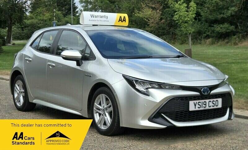 Toyota Corolla 1.8 Vvt-h Icon Tech Hatchback Hybrid Cv YS19CSO Silver #2