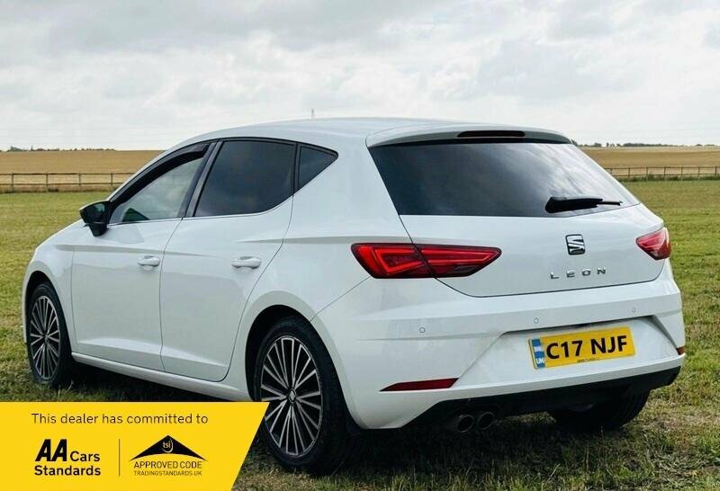 Seat Leon 2.0 Tsi Xcellence Lux Hatchback Dsg Eur C17NJF White #4