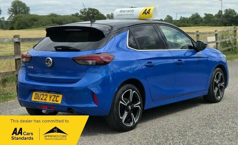 Vauxhall Corsa 1.2 Turbo Elite Edition Euro 6 Ss DU22YZC Blue #4