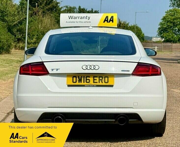 Audi TT 2.0 Tfsi Sport S Tronic Quattro Euro 6 Ss OW16ERO White #6