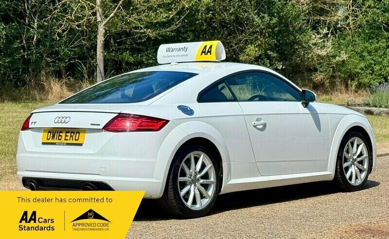 Audi TT 2.0 Tfsi Sport S Tronic Quattro Euro 6 Ss OW16ERO White #5