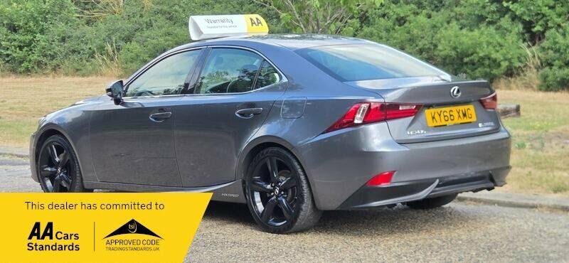 Lexus IS 2.5 300H Sport E-cvt Euro 6 Ss KY66XMG Grey #5