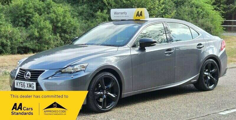 Lexus IS 2.5 300H Sport E-cvt Euro 6 Ss KY66XMG Grey #3