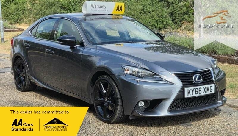 Lexus IS 2.5 300H Sport E-cvt Euro 6 Ss KY66XMG Grey