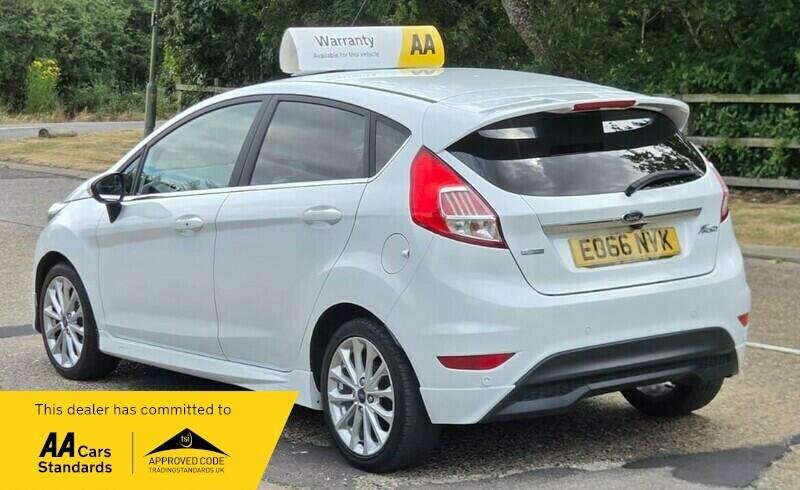 Ford Fiesta 1.0T Ecoboost Titanium X Powershift Euro 6 EO66NVK White #6