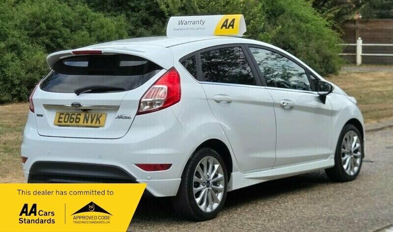 Ford Fiesta 1.0T Ecoboost Titanium X Powershift Euro 6 EO66NVK White #5