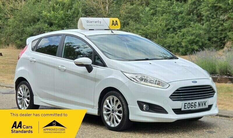 Ford Fiesta 1.0T Ecoboost Titanium X Powershift Euro 6 EO66NVK White #2