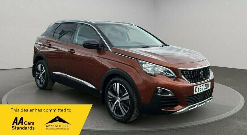 Peugeot 3008 1.2 Puretech Allure Eat Euro 6 Ss Brown
