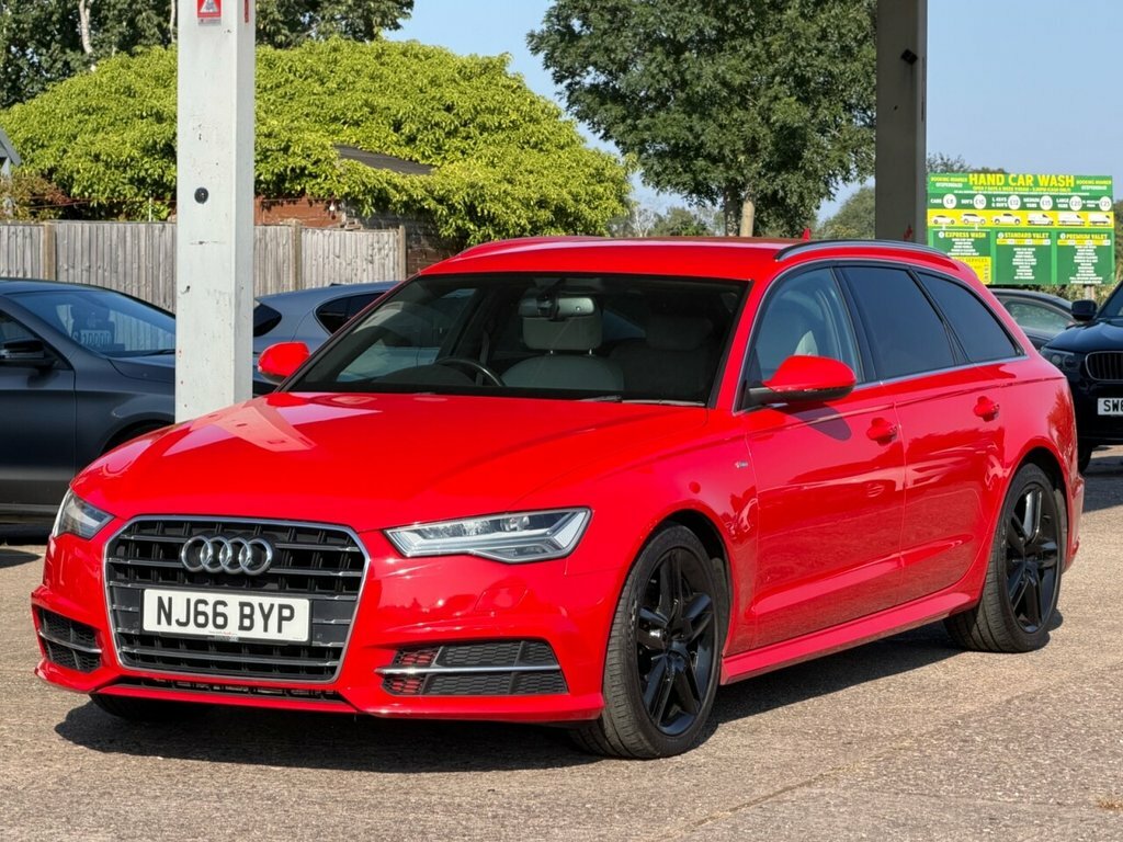 Audi A6 Avant 2L S Line NJ66BYP Red #3