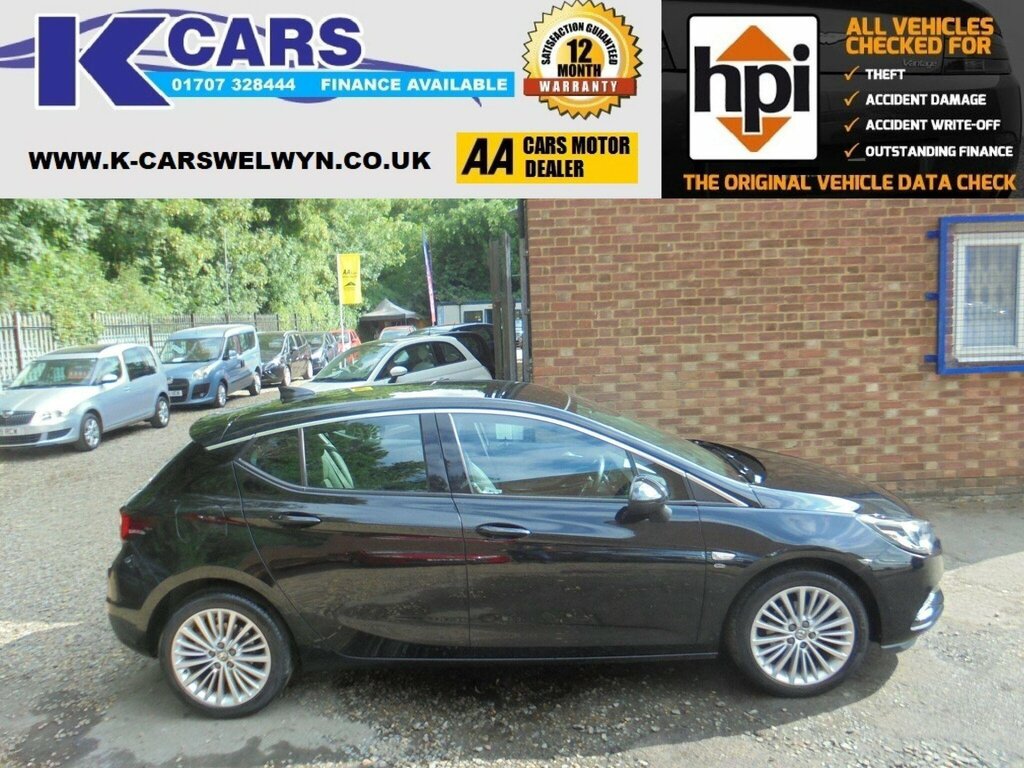 Vauxhall Astra 1.4I Turbo Elite Nav Euro 6 Black
