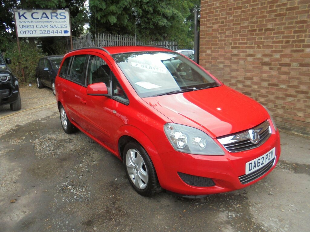 Vauxhall Zafira 1.6 16V Exclusiv Euro 5 Red #2