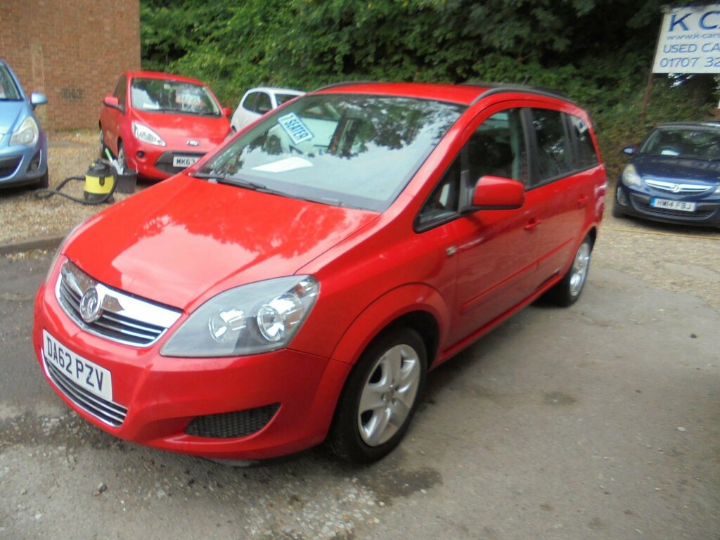 Vauxhall Zafira 1.6 16V Exclusiv Euro 5 Red #5