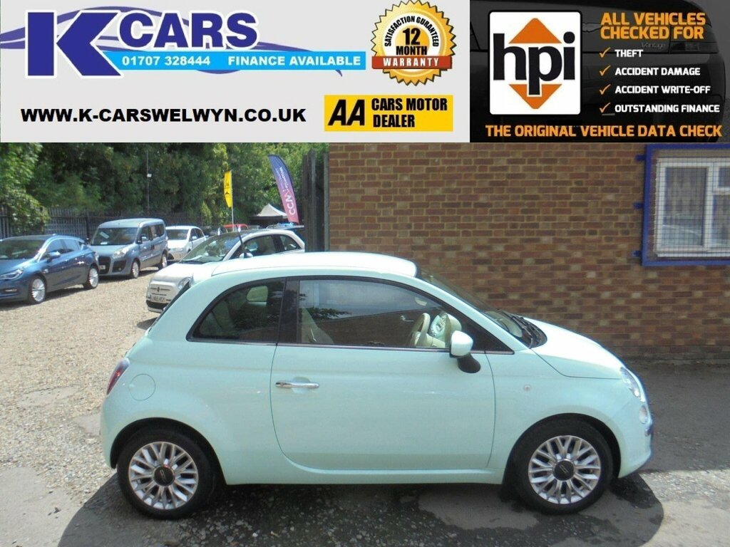 Fiat 500 1.2 Pop Star Hatchback Euro 6 S Green