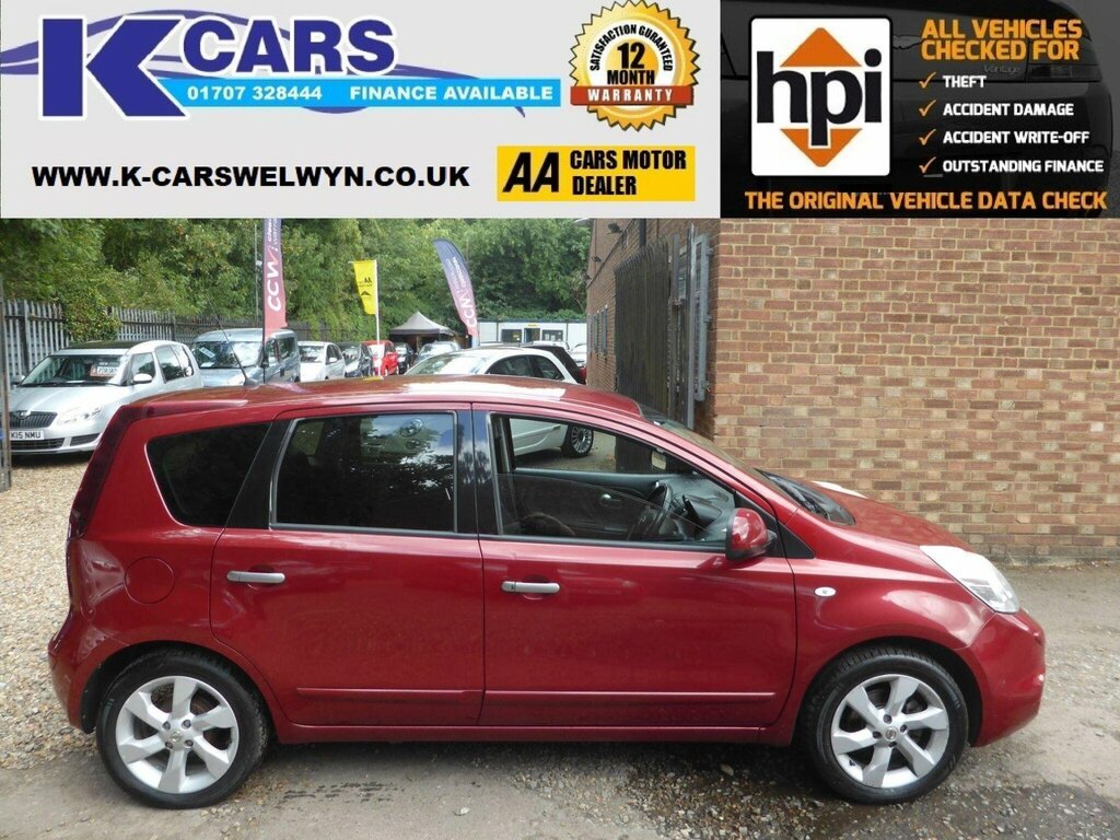 Nissan Note 1.6 16V Tekna Euro 5 Red