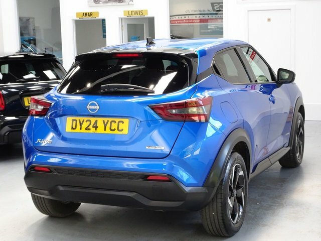 Nissan Juke 1.6 N-connecta Suv Hybrid Euro 6 DY24YCC Blue #4