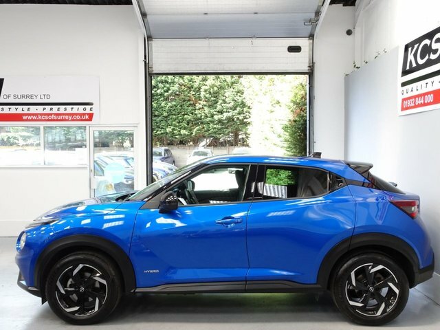 Nissan Juke 1.6 N-connecta Suv Hybrid Euro 6 DY24YCC Blue #3